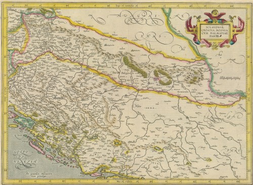 Sclavonia, Croatia, Bosnia cum Dalmatiae parte   / per Gerardum Mercatorem.