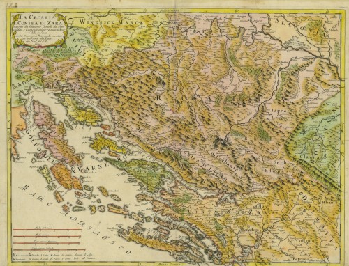 La Croatia e Contea di Zara   / descritte da Giacomo Cantelli da Vignola.