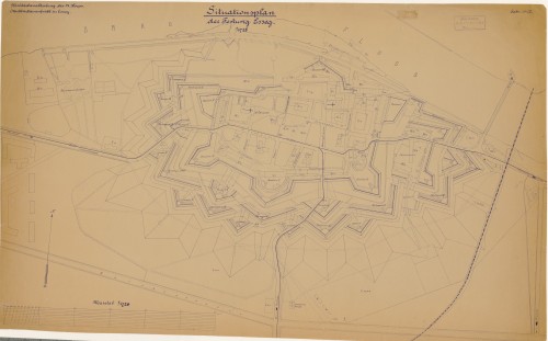 Situationsplan der Festung Esseg.