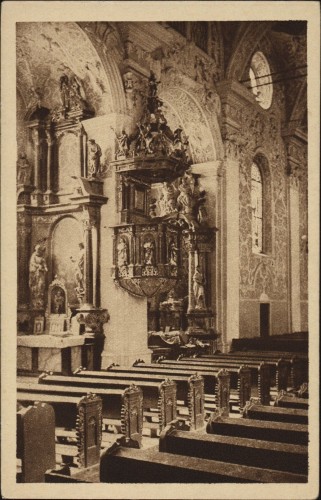 Unutrašnjost crkve Sv. Katarine : Polovina XVIII. stoljeća.