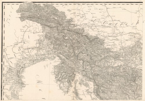 Carte des Provinces Illyriennes   : comprenant La Bosnie e Herzegovine le Monténéro et quelques pays adjacens  / redigée par Gaetan Palma.