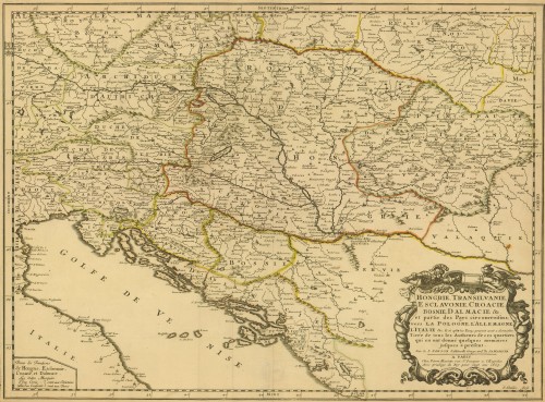 Hongrie, Transilvanie, Esclavonie, Croacie, Bosnie, Dalmacie...   / par le S. Sanson d'Abbeville ; J. Lhuilier fecit.