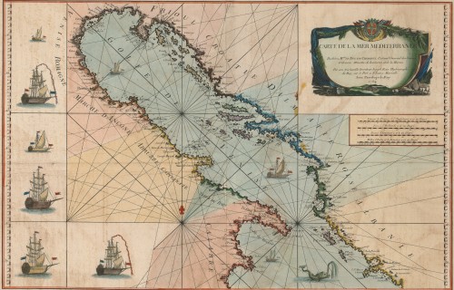 Carte de la mer Mediterranee / par Joseph Roux.