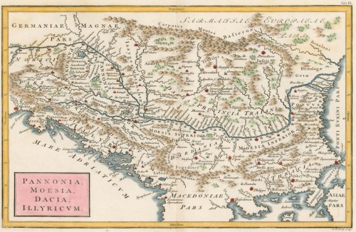 Pannonia, Moesia, Dacia, Illyricum   / [Christophorus Cellarius] ; R. [Richard] W. [William] Seale sculp.