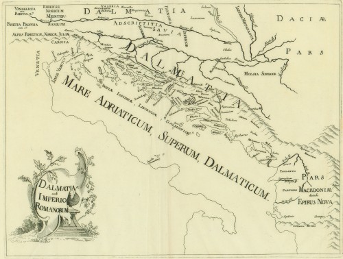 Dalmatia sub Imperio Romanorum   / [auctore Daniele Farlato ; Francesco Zucchi ; apud Sebastianum Coleti].
