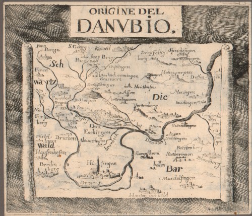 Origine del Danubio. Dardanel d'Natolia   / [Alphonsi Lasor à Varea].