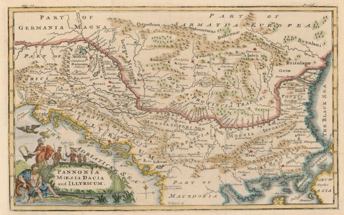 Pannonia, Moesia, Dacia and Illyricum   / E. [Emanuel] Bowen sc.