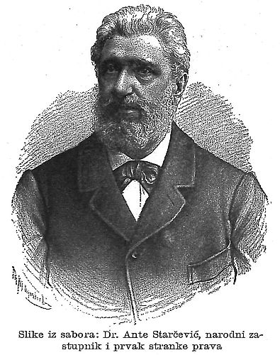 Ante Starčević (23. 5. 1823.–28. 2. 1896.)