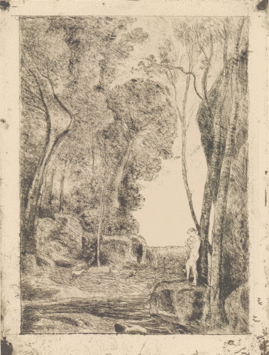 [Le Petit Berger] /[Jean-Baptiste-Camille Corot].
