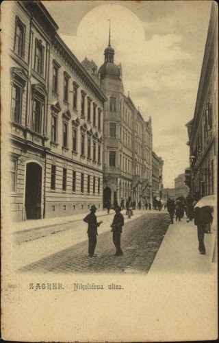 Zagreb : Nikolićeva ulica.