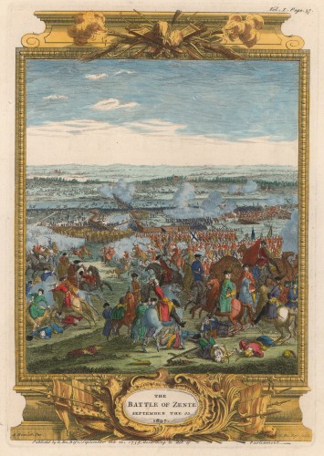 The Battle of Zenta   : September the 11 1697.  / Antoine Benoist ; Cl. Du Bosc fecit.