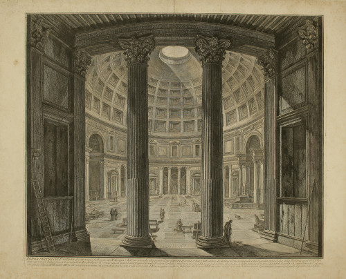 Veduta Interna del Panteon /[gravirao Giovanni Battista] Piranesi.