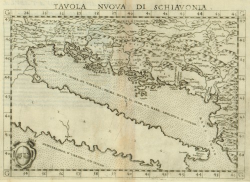 Tavola nuova di Schiavonia   / [Girolamo Ruscelli ; Claudius Ptolemaus].