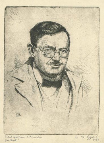 Portret grafičara D. Renarića   / M. [Milenko] D. Gjurić.