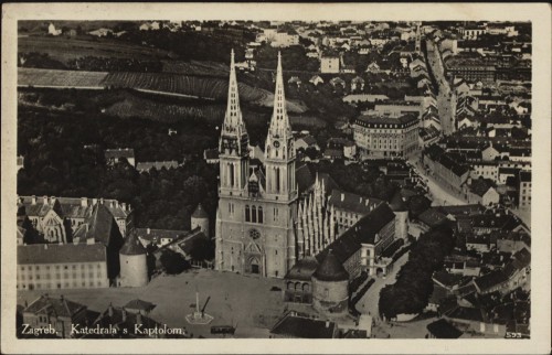 Zagreb : Katedrala s Kaptolom.