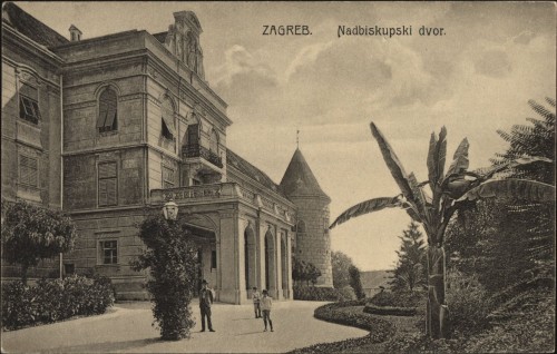 Zagreb : Nadbiskupski dvor.