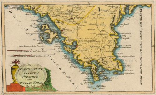 Der Landschaft Istrien südlicher oder untere Theil   : Nro. 523  / [Franz Johann Joseph von Reilly].