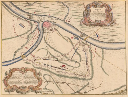 Plan of Belgrade   : besieg'd by the Imperial Army under the Command of his Highness Prince Eugene of Savoy...  / Cl. Du Bosc exc.