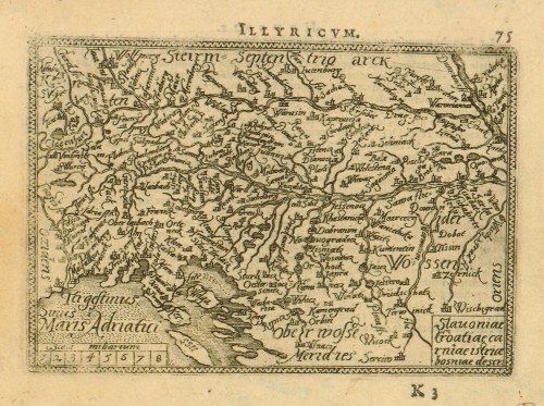Slauoniae, Croatiae, Carniae Istriae, Bosniae descriptio   / [Petrus Bertius].