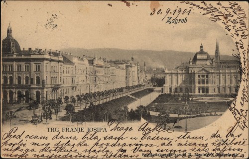 Zagreb : Trg Franje Josipa.