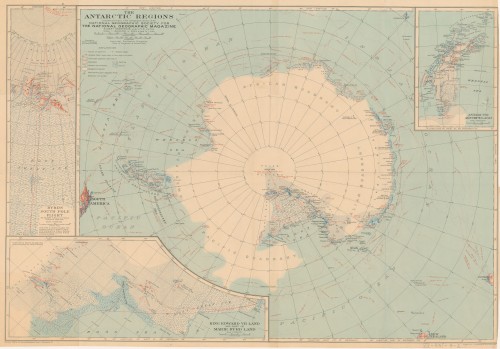 The Antarctic regions   / National Geographic Society ; Gilbert Grosvenor