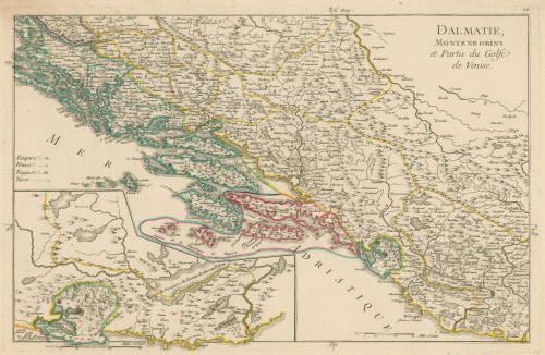 Dalmatie, Montenegrins et partie du Golfe de Venise   / [George Louis Le Rouge].