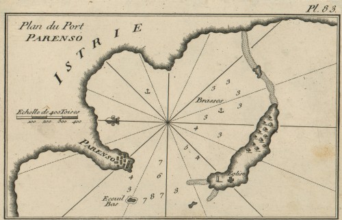Plan du port Parenso   / [Joseph Roux].