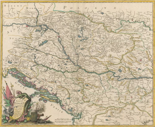 La Royaume de Hongrie, la Transilvanie, l'Esclavonie, la Croatie et la Bosnie /