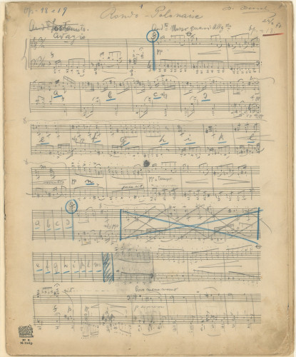 Rondo-Polonaise op. 18 ; Sonate op. 19 /[Blagoje Bersa].