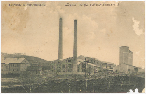 Pozdrav iz Susedgrada : "Croatia" tvornica portland-cementa d.d.