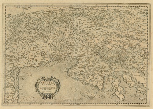 Karstia, Carniola et Windorum Marchia cum confinus   / Gerardum Mercatorem.