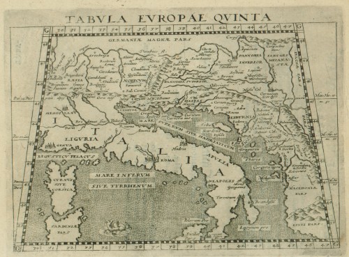 Tabula Europae Quinta   / [Giovanni Magini ; Claudius Ptolemaeus].