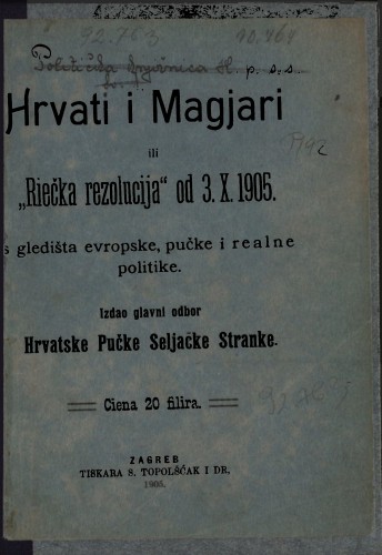 Hrvati i Magjari ili 