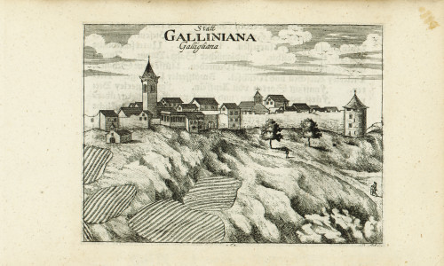 Galliniana = Galligliana / [gravirao Peter Müngerstorff; prema crtežu Janeza Vajkarda Valvasora].