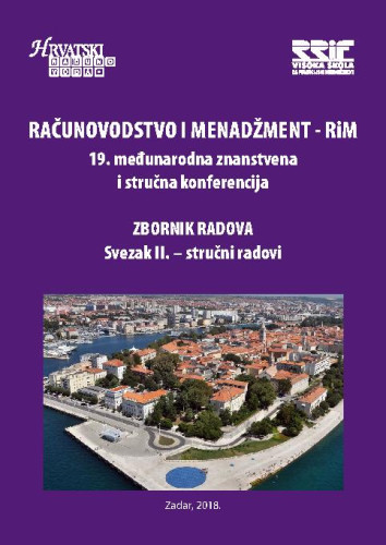 Računovodstvo i menadžment  : RiM : zbornik radova : 19, sv.2 - stručni radovi (2018) / glavni urednik Đurđica Jurić.