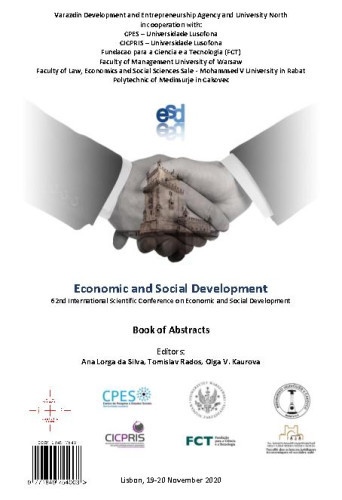 Economic and social development  : book of abstracts : 62(2020) / ... International Scientific Conference