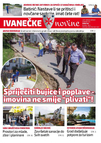 Ivanečke novine : list grada Ivanca : 14,145(2021) / glavna urednica Ljiljana Risek