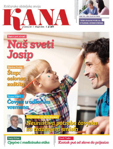 Kana : kršćanska obiteljska revija : 52,3=561(2021) / glavna urednica Maja Petranović.