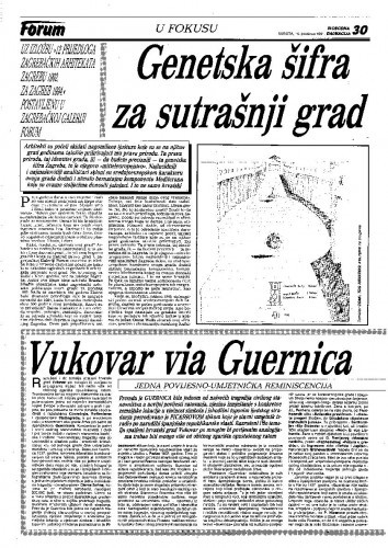 Vukovar via Guernica   : jedna povijesno-umjetnička reminiscencija / / Vinko Srhoj