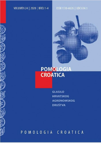 Pomologia Croatica : glasilo Hrvatskog agronomskog društva : 24,1/4(2020) / glavni i odgovorni urednik, editor-in-chief Krunoslav Dugalić.