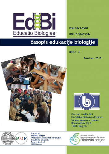 Educatio biologiae : časopis edukacije biologije / glavni urednik, editor-in-chief Ines Radanović.