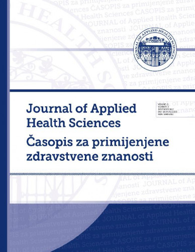 Journal of applied health sciences = Časopis za primijenjene zdravstvene znanosti : 3,2(2017) / glavni urednik Aleksandar Racz