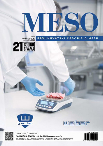 Meso   : prvi hrvatski časopis o mesu : 21,6(2019)  / glavna i odgovorna urednica, editor-in-chief Katarina Lučić.
