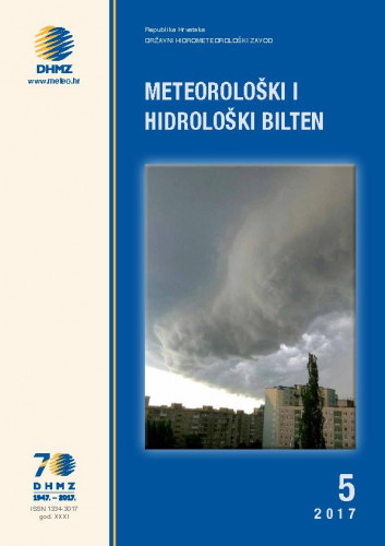 Meteorološki i hidrološki bilten : 31,5(2017) / glavna i odgovorna urednica Nataša Strelec Mahović.