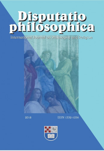 Disputatio philosophica : international journal on philosophy and religion : 20,1(2018) / editor in chief Dalibor Renić, Christian Beck, Josef Quitterer.