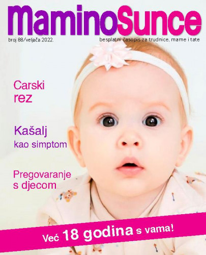 Mamino sunce: besplatni časopis za trudnice, mame i tate : 88(2022) / glavna urednica Andrea Hribar Livada.