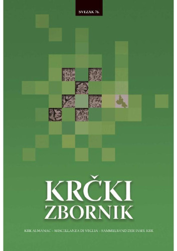 Krčki zbornik : 76(2021)  / glavni urednik Tomislav Galović.