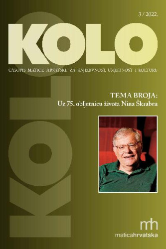 Kolo :  časopis Matice hrvatske za književnost, umjetnost i kulturu : 32,3(2022) / glavni i odgovorni urednik Ernest Fišer.