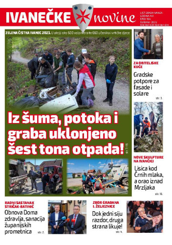 Ivanečke novine  : list grada Ivanca : 16,164(2023) / glavna urednica Ljiljana Risek.