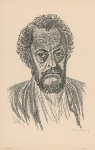 [Autoportret I]   / E [Ernst] Barlach.